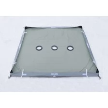 Дно гидро-термоизоляционное Лотос КубоЗонт 4 (260х260) с отверстиями под лунки (в комплекте 3 фланца)