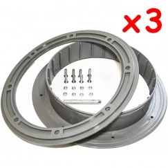 Фланец для отверстия под лунку Лотос 200 c бортом (комплект 3 шт)