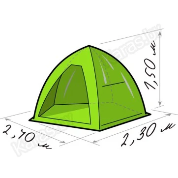 Палатка зимняя Лотос 2 (2.40x2.30x1.50 м)