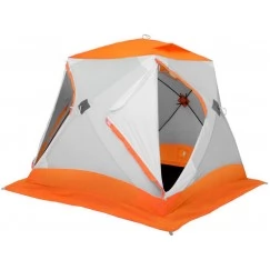 Палатка зимняя Лотос Куб 3 Классик С9 оранжевая (2.10x2.10x1.80 м)