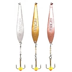 Блесна вертикальная зимняя Lucky John S-2-Z с цепочкой и тройником 82752-* (4гр)