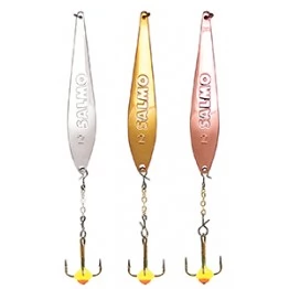 Блесна вертикальная зимняя Lucky John S-2-Z с цепочкой и тройником 82752-* (4гр)