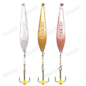 Блесна вертикальная зимняя Lucky John S-2-Z с цепочкой и тройником 82752-* (4гр)