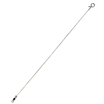 Стальные поводки Lucky John 1x19 Micro Jig Leader LJP6403 оснащённые вертлюгом (2 шт.) Ø 0.15 мм