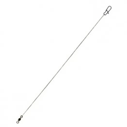 Стальные поводки Lucky John 1x19 Micro Jig Leader LJP6404 оснащённые вертлюгом и застёжкой (2 шт.) Ø 0.15 мм