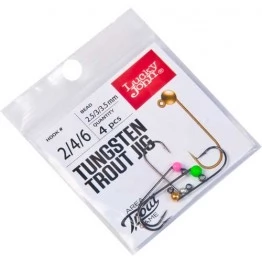 Джиг-головки вольфрамовые Lucky John Area Trout Game MIX3 (4 шт.)