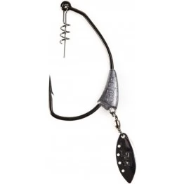 Крючки офсетные огруженные с лепестком Lucky John Predator LJH358