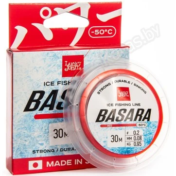 Леска монофильная Lucky John Basara Red 30 м