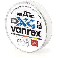 Леска плетёная Lucky John Vanrex Pelagic x4 Braid Multi Color 125 м