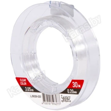 Леска флюорокарбоновая Lucky John Ice Soft Fluorocarbon 30 м