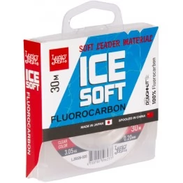 Леска флюорокарбоновая Lucky John Ice Soft Fluorocarbon 30 м