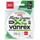 Леска плетёная Lucky John Vanrex Micro Game х4 Braid Fluo Green 125 м