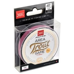 Плетёная леска Lucky John Area Trout Game Pink 75 м