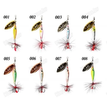 Блесна вращающаяся Lucky John TRIAN BLADE LONG LJTBL12-*** (12г)