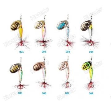 Блесна вращающаяся Lucky John TRIAN BLADE ROUND LJTBR6-*** (6г)