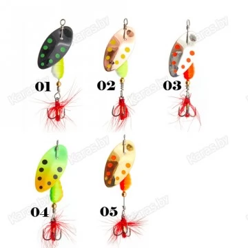 Блесна вращающаяся Lucky John Excentric In-Line 1 (2,5г)