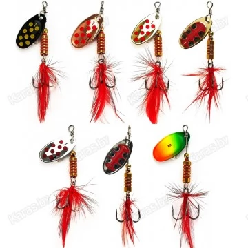 Блесна вращающаяся Lucky John Spin X Round 3 (8г)