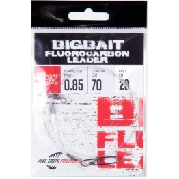 Поводки флюорокарбоновые Lucky John Pro Series BIGBAIT 0.85мм, 70см, 55кг