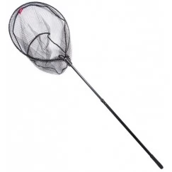 Подсачек складной телескопический Lucky John 195х50х65 см с прорезиненной сеткой