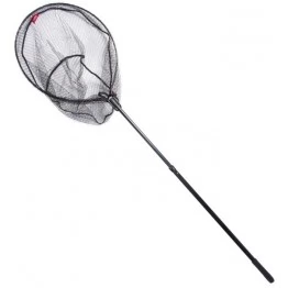 Подсачек складной телескопический Lucky John 195х50х65 см с прорезиненной сеткой