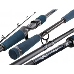 Удилище кастинговое Lucky John Addict Pelagic 80, углеволокно, 2,24 м, тест: 20-80 г, 152 г