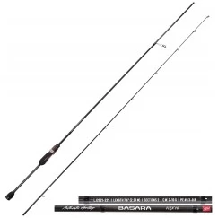 Спиннинг Lucky John Basara Flex 10, углеволокно, 2.29 м, тест 2-10г, 85 г
