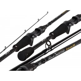 Спиннинг Lucky John Black Sense FARAON CAST 14, углеволокно, 2.21 м, тест 4-14 г, 130 г