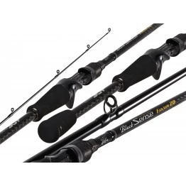 Спиннинг Lucky John Black Sense FARAON CAST 28, углеволокно, 2.21 м, тест 8-28 г, 140 г