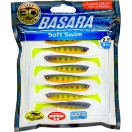 Виброхвосты Lucky John BASARA SOFT SWIM 2.5"