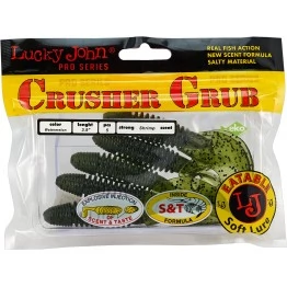 Твистеры Lucky John CRUSHER GRUB 4.5"