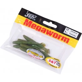 Виброхвосты Lucky John Megaworm 3"