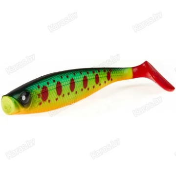 Виброхвосты Lucky John 3D Series Red Tail Shad 3.5"
