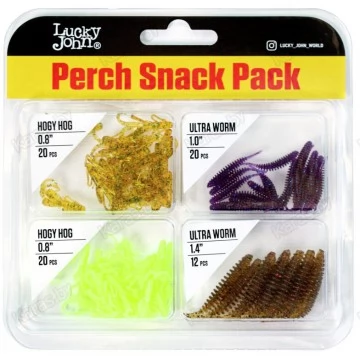 Набор силиконовых приманок Lucky John Perch Snack Pack 03
