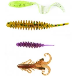 Набор силиконовых приманок Lucky John Perch Snack Pack 04