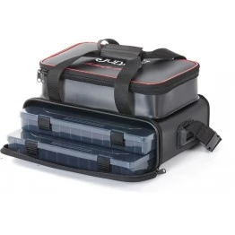 Сумка рыболовная с коробками Lucky John EVA LURE BAG 380х250х190