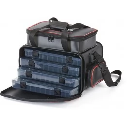 Сумка рыболовная с коробками Lucky John EVA LURE BAG 380х250х300