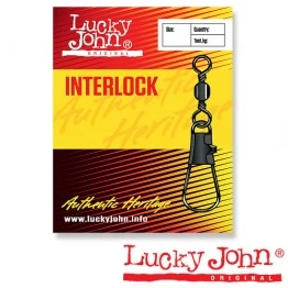 Вертлюги c застежкой Lucky John Interlock