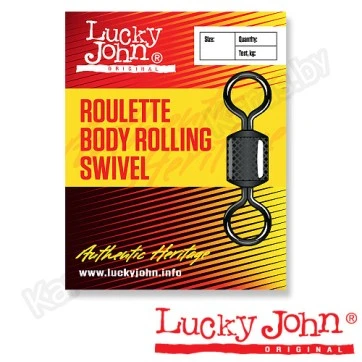 Вертлюги Lucky John Roulette Body Rolling Swivel