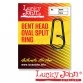 Кольца заводные Lucky John Bent Head Oval Split Ring
