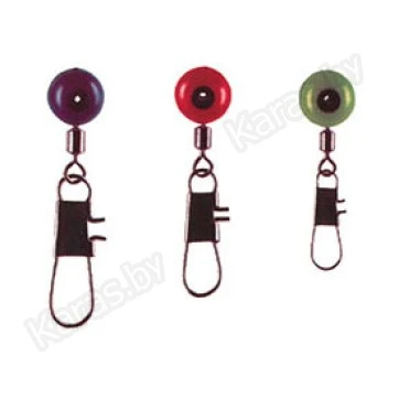Вертлюги c застежкой MH скользящие Lucky John Moving Rolling Swivel With Head