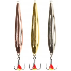 Блесна вертикальная зимняя Lucky John FIN BLADE с тройником (50мм / 4гр)