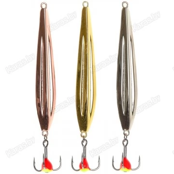 Блесна вертикальная зимняя Lucky John FIN BLADE с тройником (50мм / 4гр)