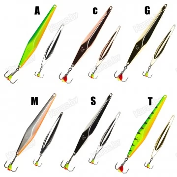 Блесна вертикальная зимняя Lucky John SHINER (45мм / 3,1гр)