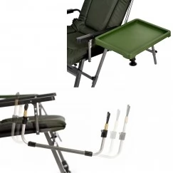 Столик и подставка для удочки к креслу M-Elektrostatyk (подходит к F5R, FK5, FK6)