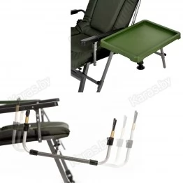 Столик и подставка для удочки к креслу M-Elektrostatyk (подходит к F5R, FK5, FK6)