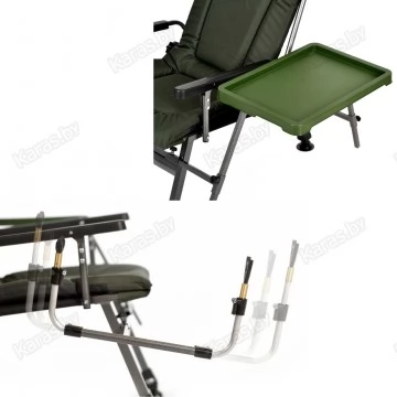 Столик и подставка для удочки к креслу M-Elektrostatyk (подходит к F5R, FK5, FK6)