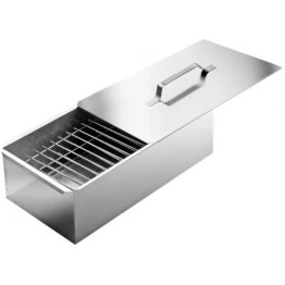 Коптильня двухъярусная Manko 480x280x160 мм (нержавеющая сталь 0.8 мм)