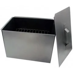 Коптильня двухъярусная Manko 380x280x260 мм (сталь 0.5 мм)