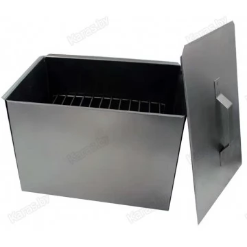 Коптильня двухъярусная Manko 380x280x260 мм (сталь 0.5 мм)