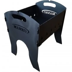 Мангал разборный Manko Турист Бюджет Мини 350х300х380 мм (1.5 мм)